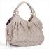 Louis Vuitton Mahina Leather M93059 Beige Cow Leather Cross Body Bag