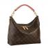 Louis Vuitton Monogram Canvas M40586 Cow Leather Cross Body Bag Ladies