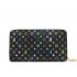 Cheap Louis Vuitton Monogram Multicolore M60244 Black Small Wallet