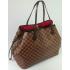 Cheap Quality Louis Vuitton Damier Canvas N51106 Brown Large HandBags