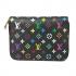 Louis Vuitton Monogram Multicolore M66549 Black Canvas Ladies Handbag