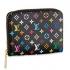 Louis Vuitton Monogram Multicolore M66549 Black Canvas Ladies Handbag