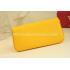 Louis Vuitton Evening Bag Clutch Yellow Leather