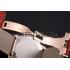 Cartier Ronde Louis Cartier White Dial Gold Case Red Leather Strap