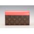 Louis Vuitton Monogram Totem Chain Wallet Flamingo