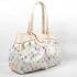 Louis Vuitton Monogram Multicolore M46716 White Large HandBags