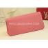 Cheap Louis Vuitton Leather Clutch Wallet Pink