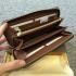 Replica Louis Vuitton Neutral Brown Calfskin Wallet Purse