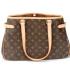 Louis Vuitton Monogram Canvas M51154 Cow Leather Medium 2way