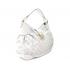 Louis Vuitton Mahina Leather M93128 White Cow Leather Ladies Bag