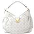 Louis Vuitton Mahina Leather M93128 White Cow Leather Ladies Bag