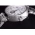 Louis Vuitton Tambour Stainless Steel Bracelet White Dial 801415