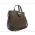 Cheap Louis Vuitton Damier Canvas N41177 Brown Cow Leather 2way