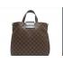 Cheap Louis Vuitton Damier Canvas N41177 Brown Cow Leather 2way