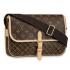 Louis Vuitton Monogram Canvas M40117 Brown Small Unisex Handbag