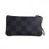 Louis Vuitton Damier Canvas N62650 Grey Small Ladies