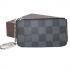 Louis Vuitton Damier Canvas N62650 Grey Small Ladies