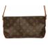 Louis Vuitton Monogram Canvas M51240 Brown Cow Leather Ladies Bag