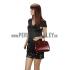 Louis Vuitton Brea Monogram Vernis PM Bag Dark Red Replica