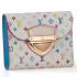 Louis Vuitton Monogram Multicolore M58085 Canvas Wallet Ladies