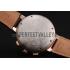 Cheap Louis Vuitton Tambour LV Cup Regate Black and White Dial Rose Gold Case Black Leather Strap