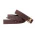 Louis Vuitton  Brass Logo Buckle Brown Suede Leather Belt