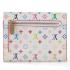 Louis Vuitton Monogram Multicolore M60281 Canvas Small Ladies Wallet