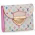 Louis Vuitton Monogram Multicolore M60281 Canvas Small Ladies Wallet