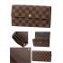 Cheap Louis Vuitton Damier Canvas N61734 Brown Small Unisex Bags