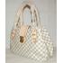 Louis Vuitton Damier Canvas N48109 White Canvas Large Bag