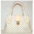 Louis Vuitton Damier Canvas N48109 White Canvas Large Bag