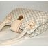 Louis Vuitton Damier Canvas N48109 White Canvas Large Bag