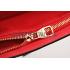 Louis Vuitton Chain Louise Patent Leather Red