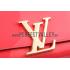 Louis Vuitton Chain Louise Patent Leather Red