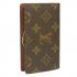 Replica Quality Louis Vuitton Monogram Canvas M61922 Brown Small Unisex Wallet