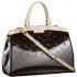 Louis Vuitton Monogram Vernis M91455 Coffee Enamel Medium Bag