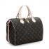 Louis Vuitton Monogram Canvas M40391 Brown Cow Leather Ladies Bags