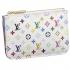 Louis Vuitton Monogram Multicolore M93733 White Small Accessory