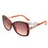 Replica Louis Vuitton Petal Motif Orange Frame Sunglasses 308116