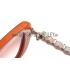 Replica Louis Vuitton Petal Motif Orange Frame Sunglasses 308116