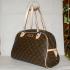 Replica Quality Louis Vuitton Monogram Canvas M95566 Brown Canvas Large Bag