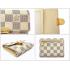 Louis Vuitton Damier Canvas N60013 White Small Ladies Bag