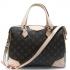 Louis Vuitton Monogram Canvas M40325 Brown Cow Leather Large Bags