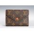 Louis Vuitton Monogram Canvas Compact Curieuse Wallet Orange 18926999 Replica