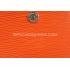 Louis Vuitton Evening Bag Clutch Orange Leather