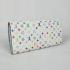 Louis Vuitton Monogram Multicolore M61734 White Canvas Small Wallet