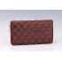 Louis Vuitton Damier Paillettes Wallet Red