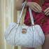 Louis Vuitton Mahina Leather M97053 White Large Ladies Bags