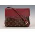 Louis Vuitton Monogram Twinset Dark Red