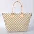 Louis Vuitton Damier Canvas N51185 White Large Cross Body Bag Replica